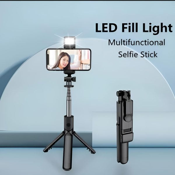 R1S Multifunctional Wireless Selfie Stick Tripod