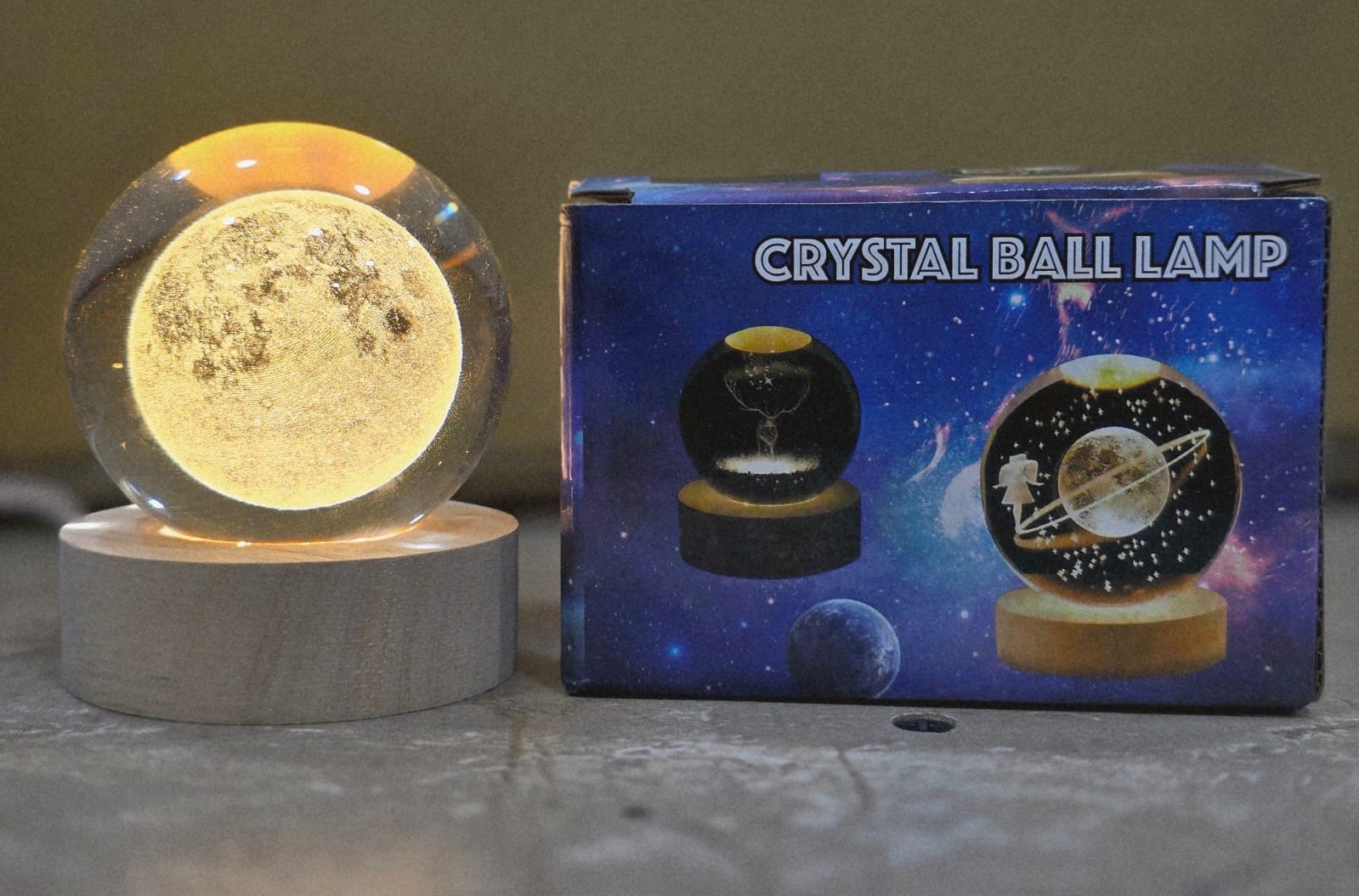 1 Pc USB LED Galaxy Crystal Ball Lamp