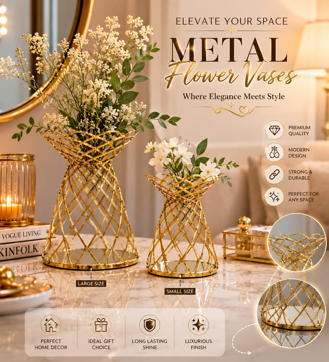 Luxury Decorative Table Vase